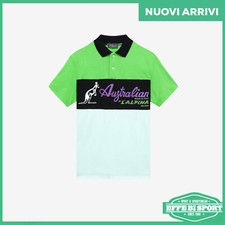 Polo uomo manica corta Australian maglia piquet sportiva tempo libero tennis 