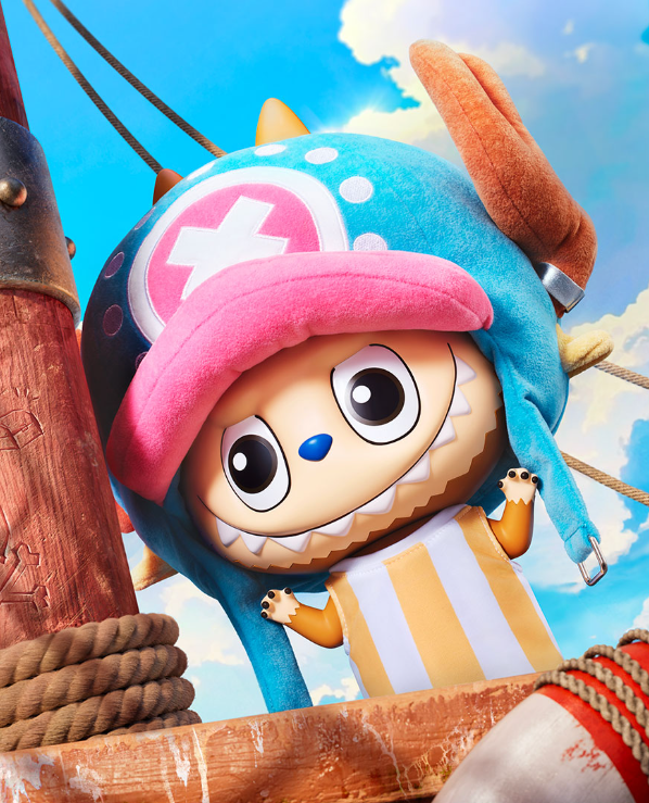 POPMART Genuine] Mega Labubu One Piece Tony Tony Chopper 400
