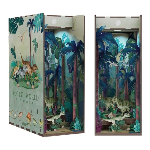 3D Puzzle,DIY Miniature Dollhouse for Collectors and Bookshelf Decorations,DI...
