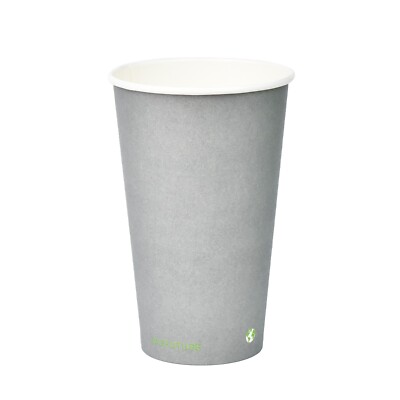16 Unzen kompostierbare Einwegbecher 50er & 100er Pack biologisch abbaubar Öko Eventbecher