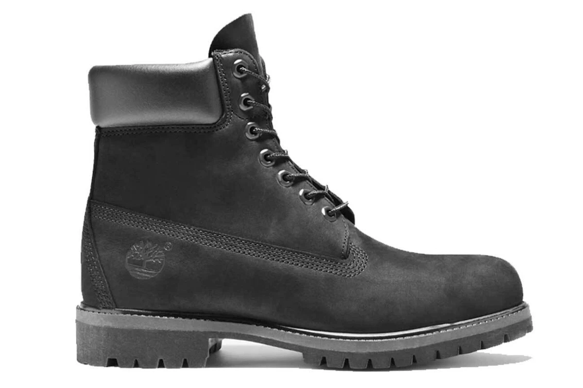 NEW Timberland Premium 10073 6 Inch Waterproof Mens Boots Black