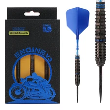 CUESOUL ENGINE V3 22g Steel Tip 90% Tungsten Dart Set with Oil Paint Finished
