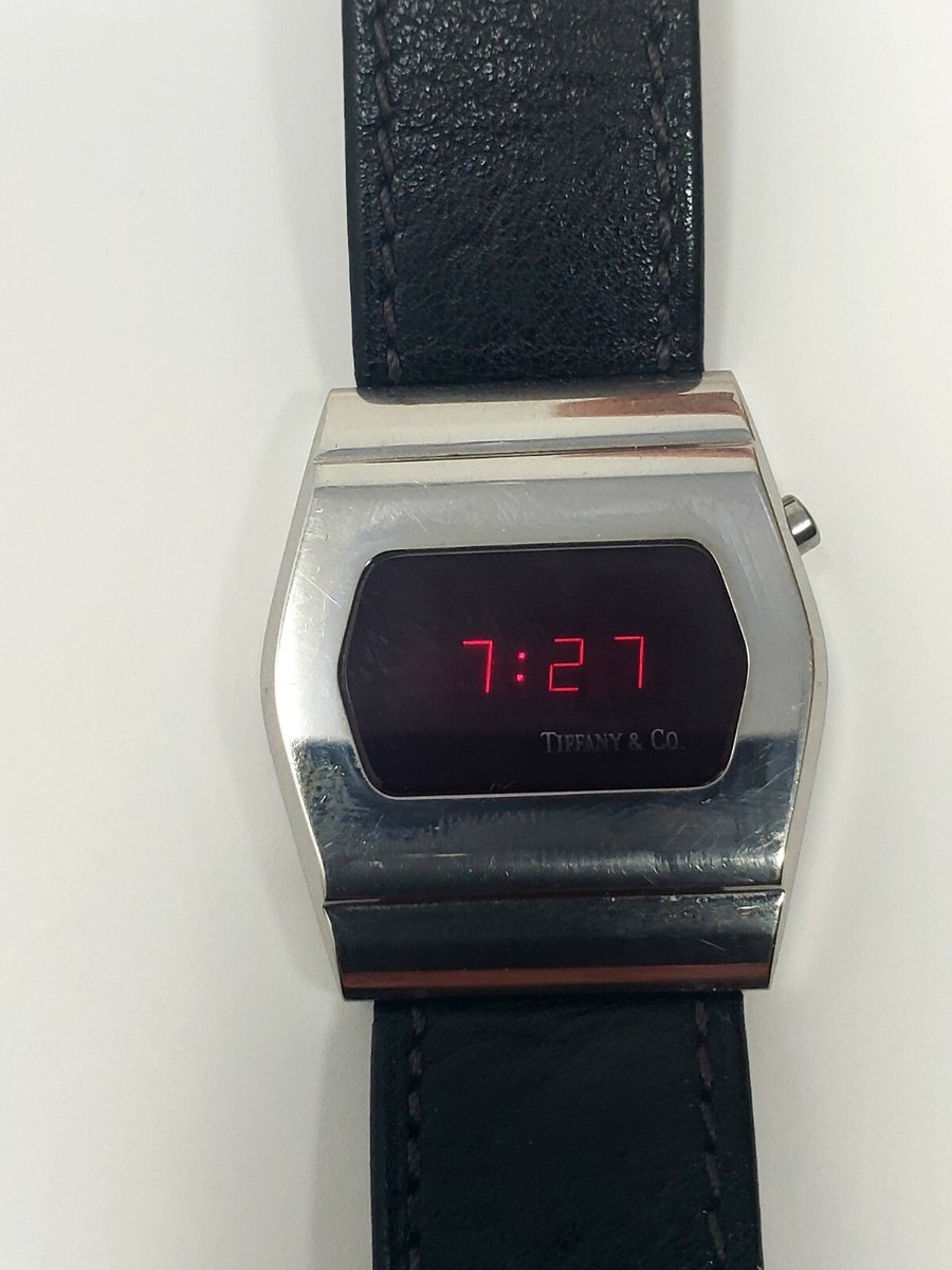 VINTAGE TIFFANY & CO CONCORD LED DIGITAL WATCH Watch and Box | eBay