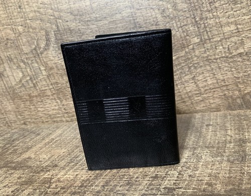 Vintage Yves Saint Laurent YSL Black Leather Card Holder Wallet Purse - Picture 3 of 6