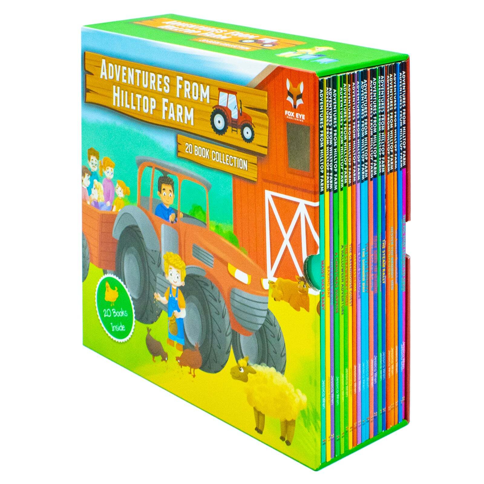 Adventures From Hilltop Farm 20 Books Collection Set (A Christmas | Jessica Wren