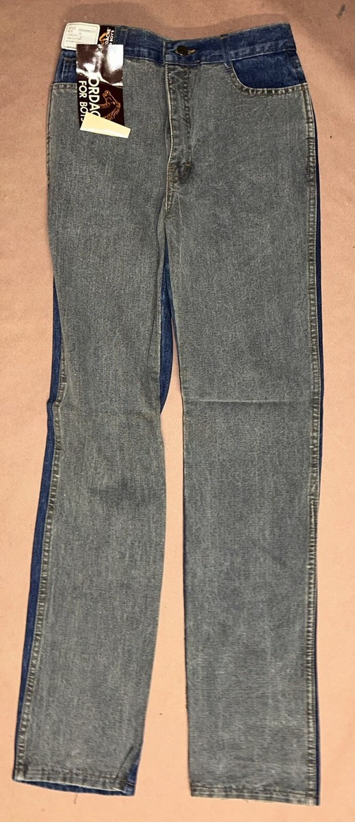 Vintage 1990’s Jordache Two Tone Jeans, Deadstock NWT, Size 28x31
