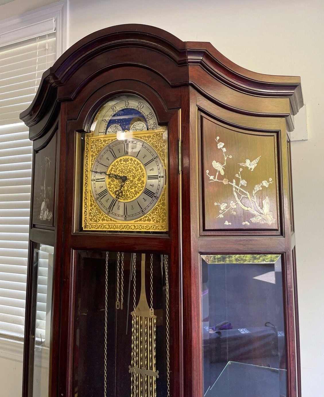 Howard Miller Deluxe Triple Chiming Antique Grandfather Clock | eBay
