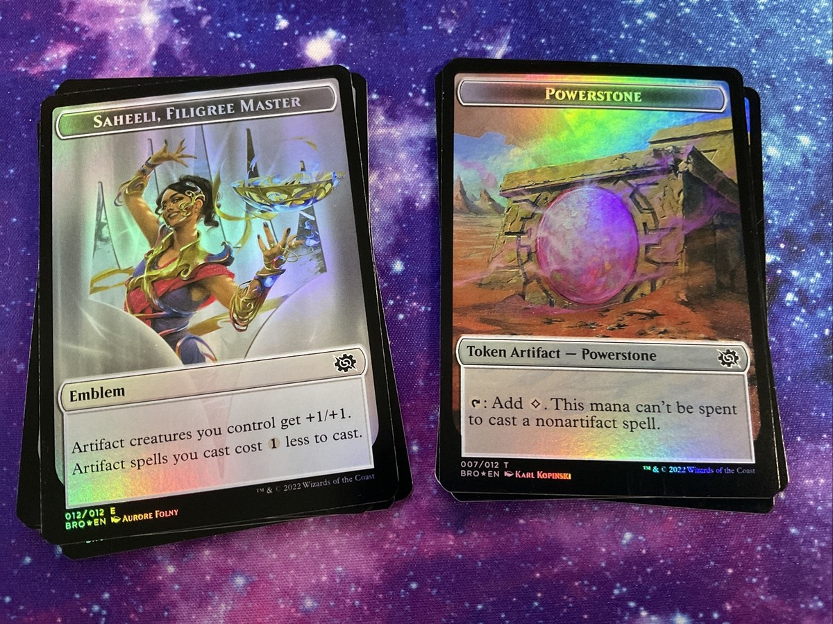 mtg powerstone token cards Stainless Steel - Metal Tokens This mana cant be spent to cast nonartifact spells. MTG Powerstone Token Emblem -