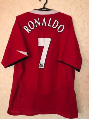 RARE Manchester United 2004-2006 home football shirt #7 RARE Manchester United 2004-2006 home football shirt #7