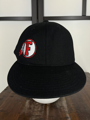 Fallbrook High School Hat Cap Fitted Adult 7 1/4 Black 210 Fitted Wool Blend