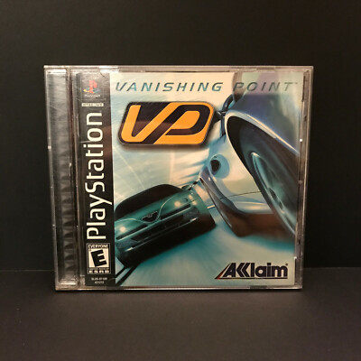 Vanishing Point (Sony PlayStation 1, 2001) NTSC Version PS1 RARE Tested Complete