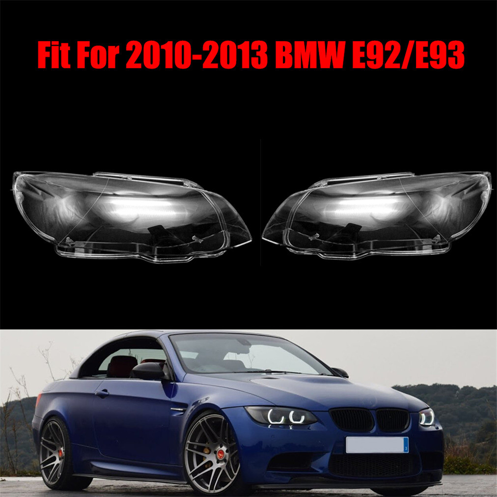 Headlight Headlamp Clear Lens Left Right Cover Fit For 2010-2013 BMW E92/E93