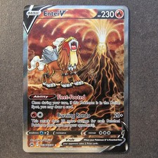 Entei V GG36/GG70 Crown Zenith Galarian Gallery Ultra Rare Pokemon TCG English 