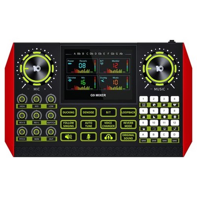 Podcast Equipment Bundle Audio Mixer, Sound Board for Pc/Phone Live Streaming...