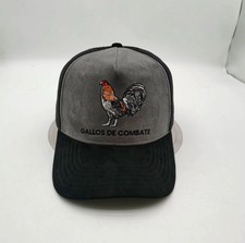 Gamefowl Snapback Hat Black And Grey