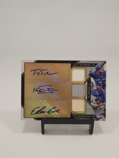2016 TRIPLE THREADS ENCARNACION/STROMAN/TULOWITZKI AUTO RELIC SILVER /27