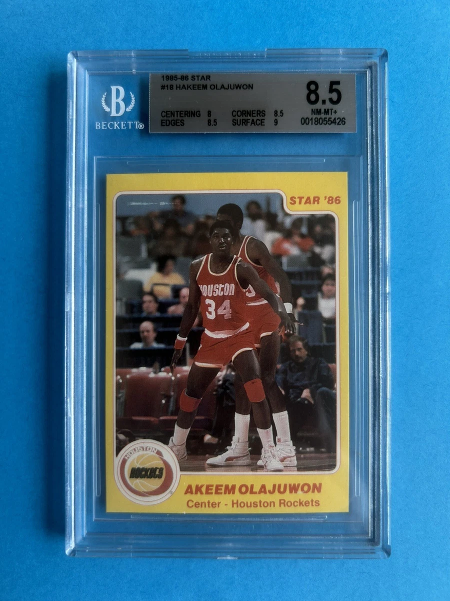 Hakeem Olajuwon Beckett Grading Services (BGS) Basketball Rookie