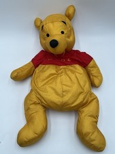 Vintage 19  Disney Store Winnie the Pooh Plush Stuffed Animal Backpack RARE HTF