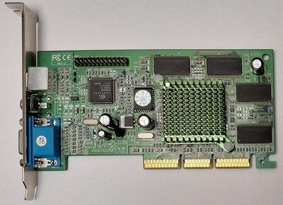 Pine PV-T07G-CT AGP Grafikkarte (64MB, nvidia GeForce2 MX400, retro, 2002)