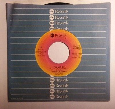 STEPHEN BISHOP 45 ON AND ON B/W LITTLE ITALY VG+ ABC 12260