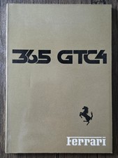 Official 1971 Ferrari 365 Gtc4 Owners Manual Handbook Unused Purchased In Italy