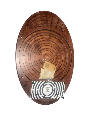 Bodo Wood Maze Marble Therapy Wobble Board Game Exercise