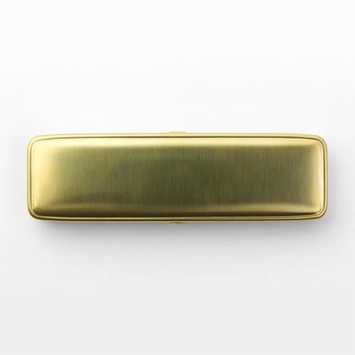 Traveler's Company Brass Pen Case Solid Brass Minimal Vintage Style Japan - product listing photo
