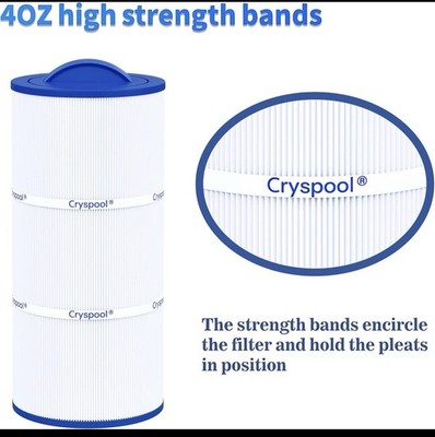 Cryspool 07043 Spa & Pool filter cartridge , 2 pack
