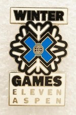 Sports Jewelry Lapel Pin Event Aedvertising Winter X Games Eleven Aspen Colorado