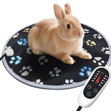 Pet Heating Pad, Waterproof Dog Heating Pad Mat for Cat with Durable Anti-Bit...