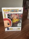 One piece Shanks #939 Funko Pop 2x Signed B. Potter (Eng VA) & P. Gadiot (Live)