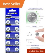 Long-Lasting 321 Watch Battery 1.5V Button Cell - 10-Pack Precision Power