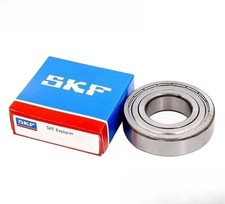 SKF 6306 ZZ Deep Groove Ball Bearing, Metal Shielded 2Z 30x72x19 mm
