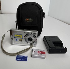 Sony Cyber-shot DSC-W90 Digital Camera w Charger, Carry Case, OEM Battery WORKS