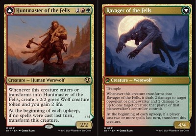 1x Huntmaster of the Fells // Ravager of the Fells MTG - Innistrad Remastered -