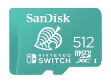 SanDisk SDSQXAO-512G-GNCZN 512GB MicroSDXC UHS-I 100MB/s 90MB/s Green read