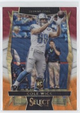 2016 Cole Wick Panini Select Tri-Color Prizm RC     #40 (21C1544) $6 FLAT SHIP