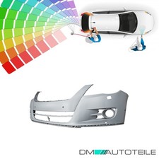 Lackiert Stoßstange vorne für SRA + 6x Parkhilfe passt für VW Tiguan 5N 07-11