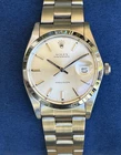 Rolex OysterDate Precision 6694 Vintage 34mm Steel Silver Dial Oyster Bracelet