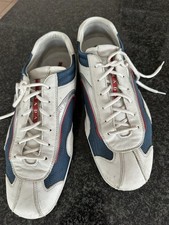 Original Prada Americas Cup Sneaker Gr. 11 ca. Gr. 45 Schuhe Leder Weiß