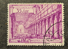 VATICAN / YVERT N° 147 / OBLITERE / USED / COTE 20€