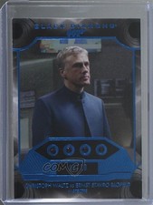 2025 James Bond Black Diamond Blue Sapphire Relics 9/10 Christoph Waltz #58 15i7