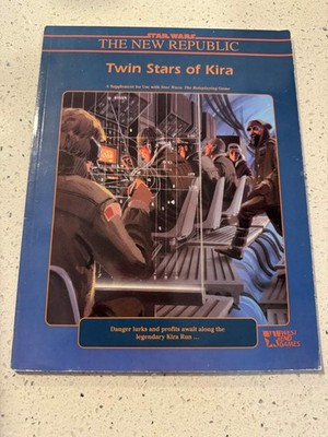 West End Games Star Wars RPG Twin Stars Of Kira Adventure Module Supplement New