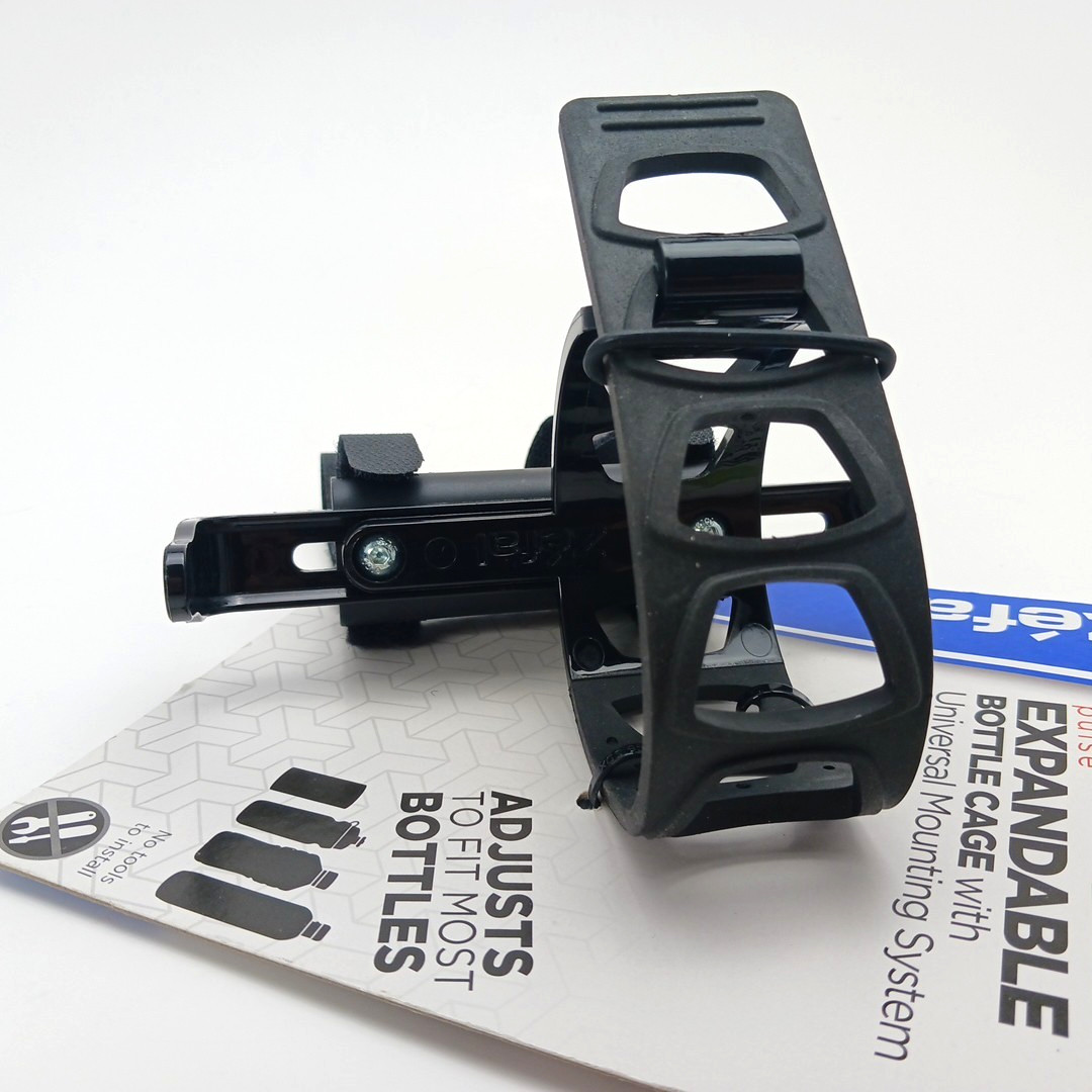 Zefal Pulse Expandable Bike Water Bottle Cage, Universal Mount, Easy Install