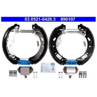 2X Bremsbackensatz Hinten FüR Ford B-MAX JK 1.0 1.4 1.5 1.6 12 Bis 26 ATE Teil