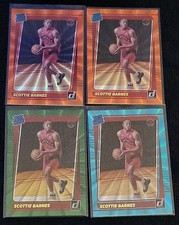 2021 Scottie Barnes Donruss Rated Rookie Holo Teal Green Orange Laser Prizm (4)
