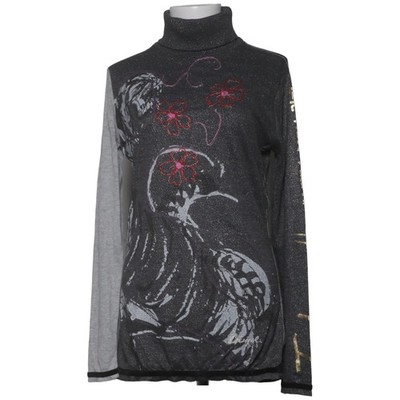 Desigual, Rollkragenpullover, Größe: XL, Grau, Baumwolle/Polyester/Viskose #SfI