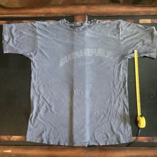 Vintage 80s Banana Republic S Tee Made In USA Overdyed Washed Out (fits XL)