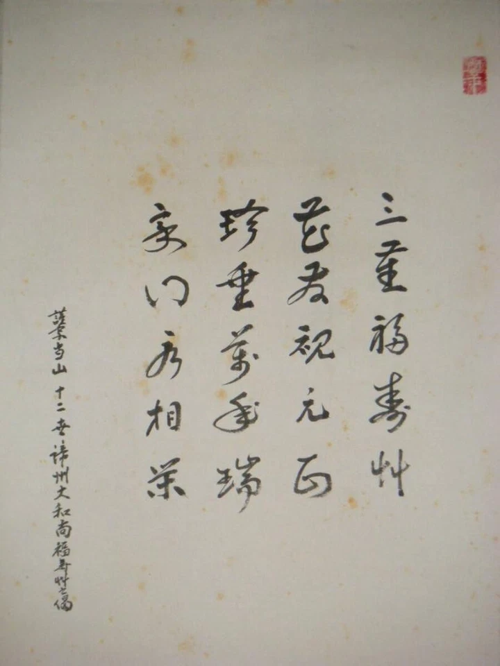 Arte de caligrafía con pergamino colgante japonés con caja - Kakejiku tradicional fino Foto 2 de 4