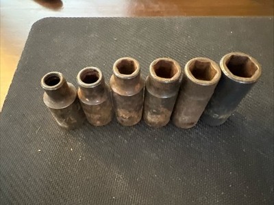 Mac Tools 6pc Semi Deep SAE 3/8'' Drive 6pt Impact Socket Set, 1/4 - 1/2 USA Xdp